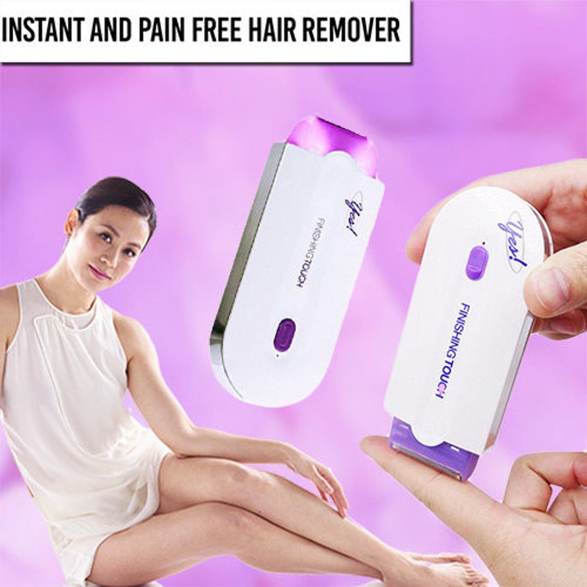 Finishing Touch Hair Remover – Rechargeable Painless Facial & Body Epilator
