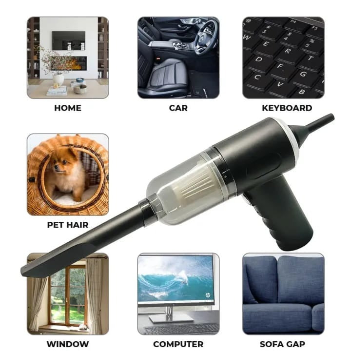 3-in-1 Wireless Vacuum Cleaner – Powerful & Portable