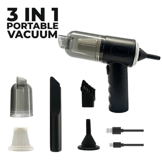 3-in-1 Wireless Vacuum Cleaner – Powerful & Portable