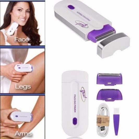 Finishing Touch Hair Remover – Rechargeable Painless Facial & Body Epilator