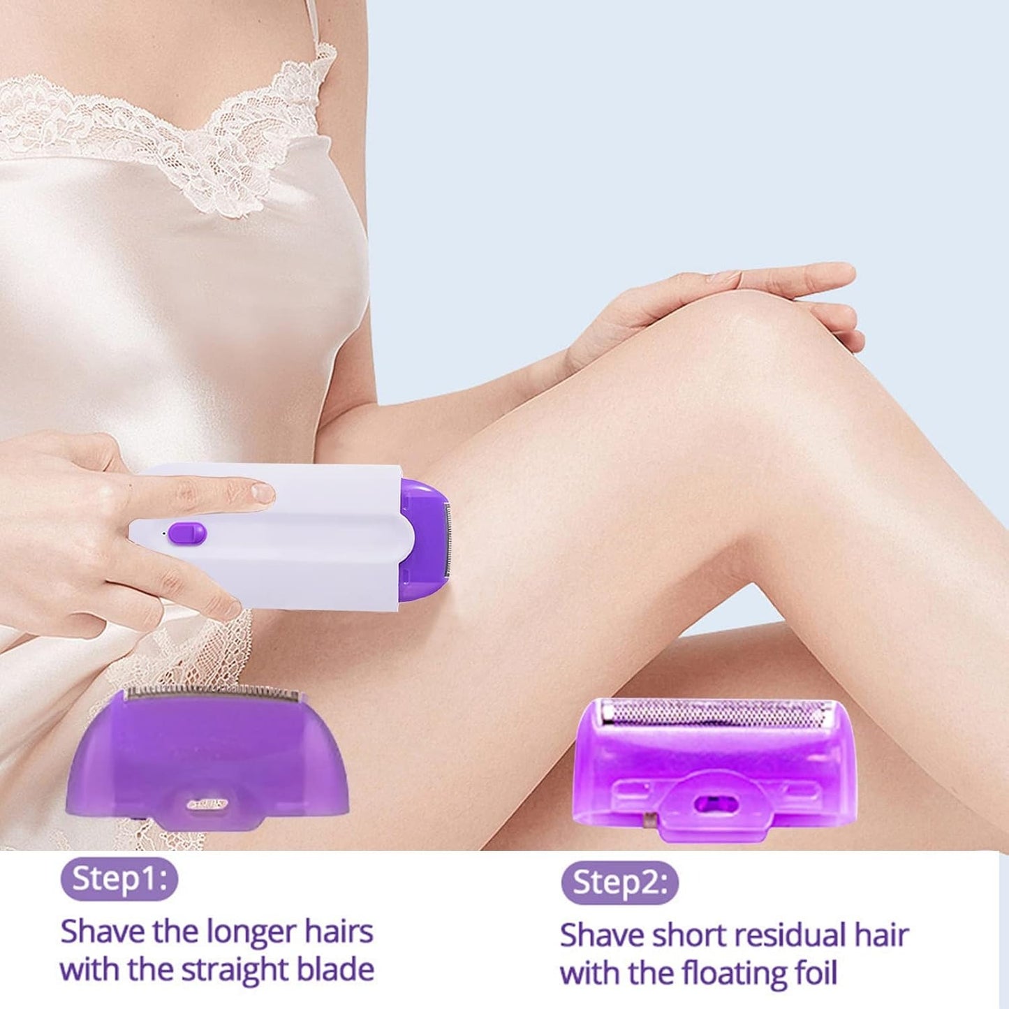 Finishing Touch Hair Remover – Rechargeable Painless Facial & Body Epilator