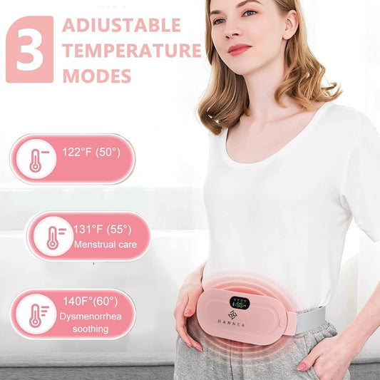 Electric Period Cramp Relief Heating Belt – USB Rechargeable Waist Warmer