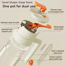 2 in 1 Glass Oil Dispenser.