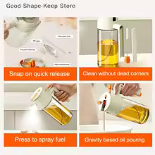 2 in 1 Glass Oil Dispenser.
