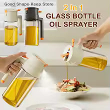 2 in 1 Glass Oil Dispenser.