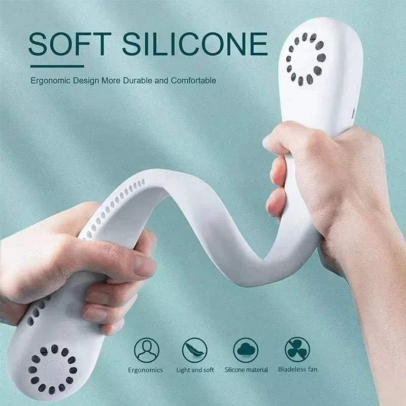 Portable Rechargeable Neck Fan