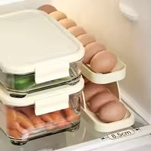 Smart Rolling Egg Holder – Space Saver