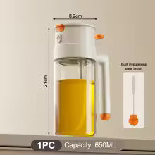 2 in 1 Glass Oil Dispenser.