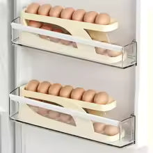 Smart Rolling Egg Holder – Space Saver