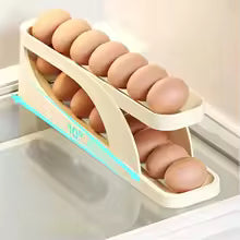 Smart Rolling Egg Holder – Space Saver