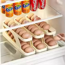 Smart Rolling Egg Holder – Space Saver