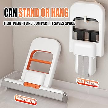 Foldable Mini Mop – Self-Squeezing Wet & Dry Cleaner