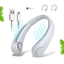 Portable Rechargeable Neck Fan